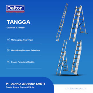 Tangga Extention 6,7 meter