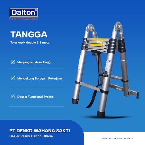 Tangga Teleskopik Double 3.8 meter