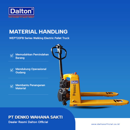 WEPT20FB Series Walking Electric Pallet Truck